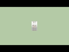 شعار مخصص شكل مستطيل مستطيل PVC ملصق شكرا لك ورق ذهبي ورق اصطناعي